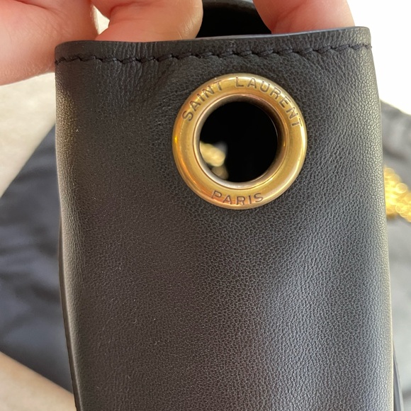 Saint Laurent Reversible Kate Bag black suede and leather YSL - Picture 14 of 16